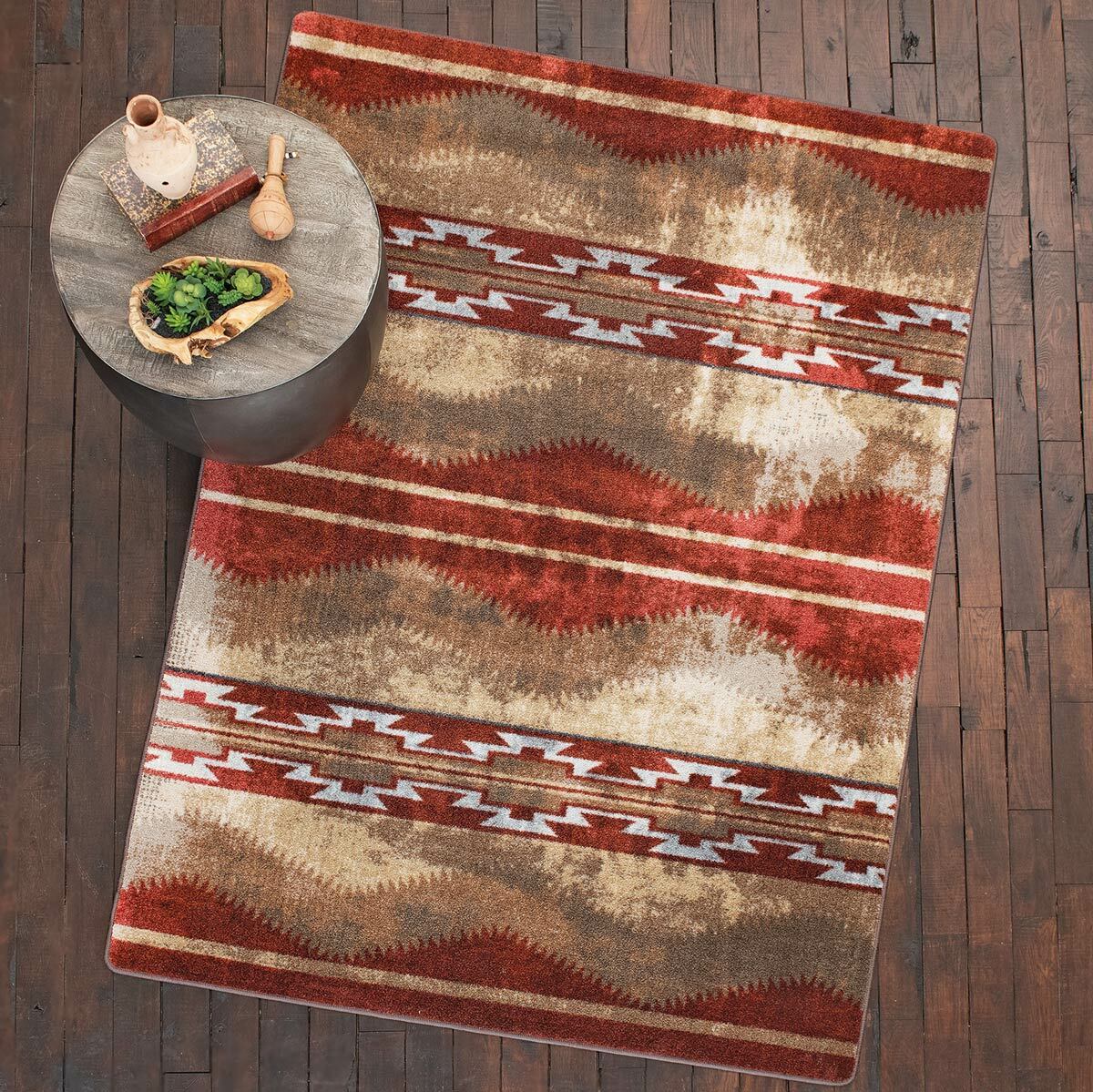 Red Canyon Natural Rug - 3 x 4, Black Forest Decor