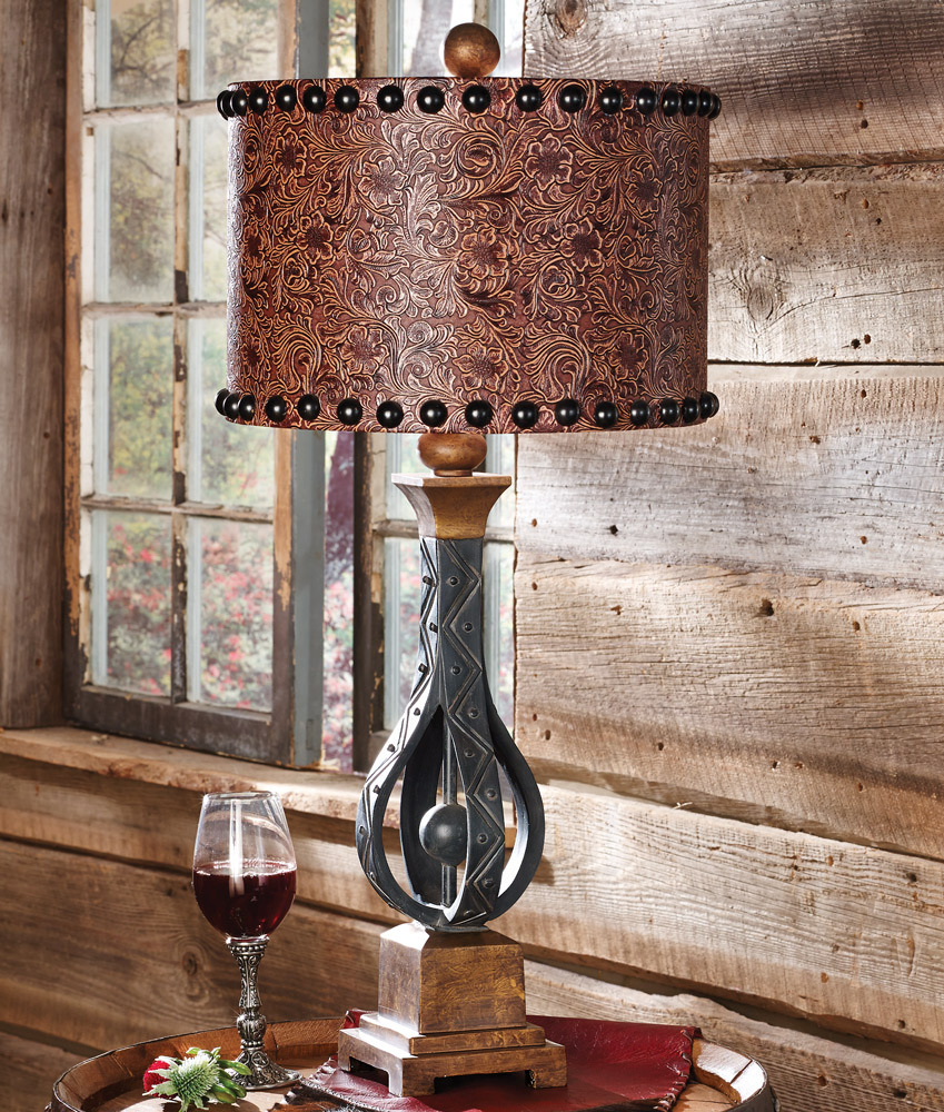 western style table lamps