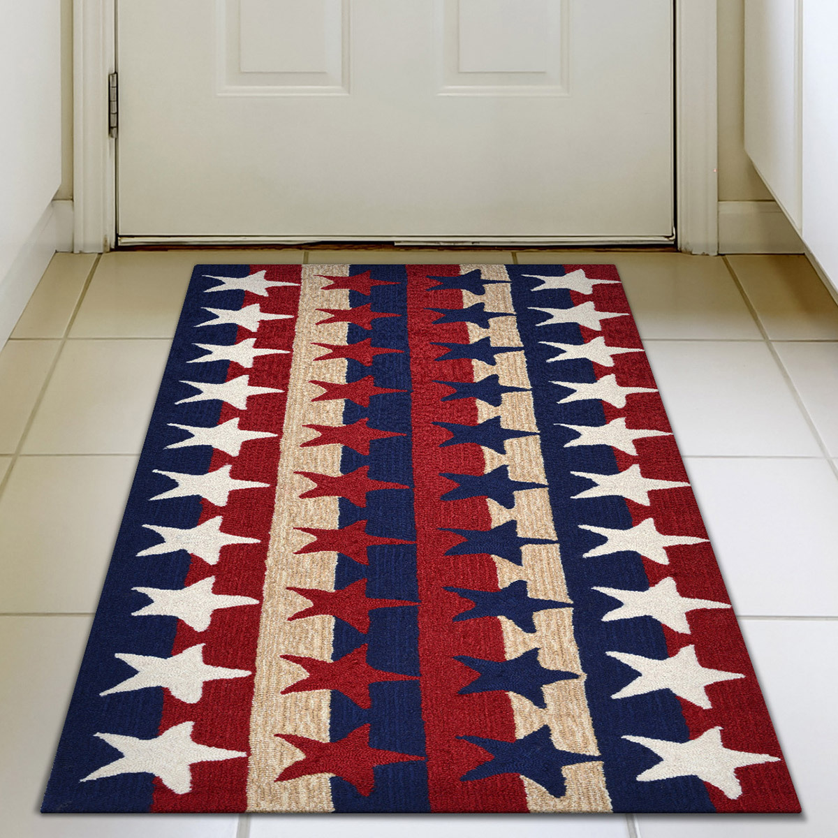 American Flag-Deck Door Stencil