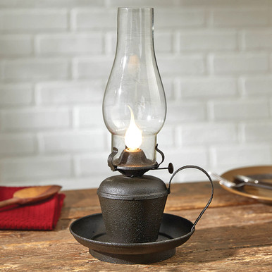 Image of Black Electric Oil Lamp