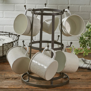Metal Strap Mug Rack