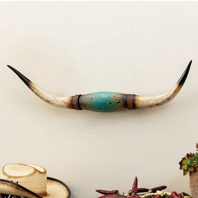 Image of Turquoise Steer Horn