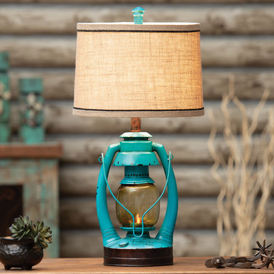 Vintage Lantern Accent Lamp