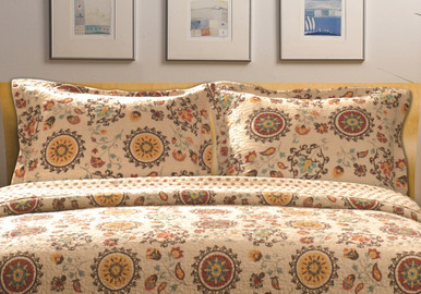 Western Medallions King Sham