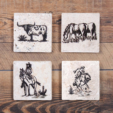 Rustic Ranch Coasters