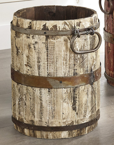 Image of Santa Fe Antique White Bucket