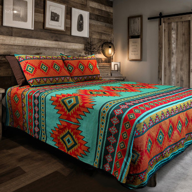 Image of Canyon Breeze Coverlet Set - Queen - SALE