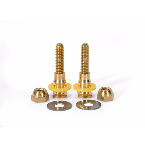 Fluidmaster  SetFast  Toilet Bolts Set  Brass