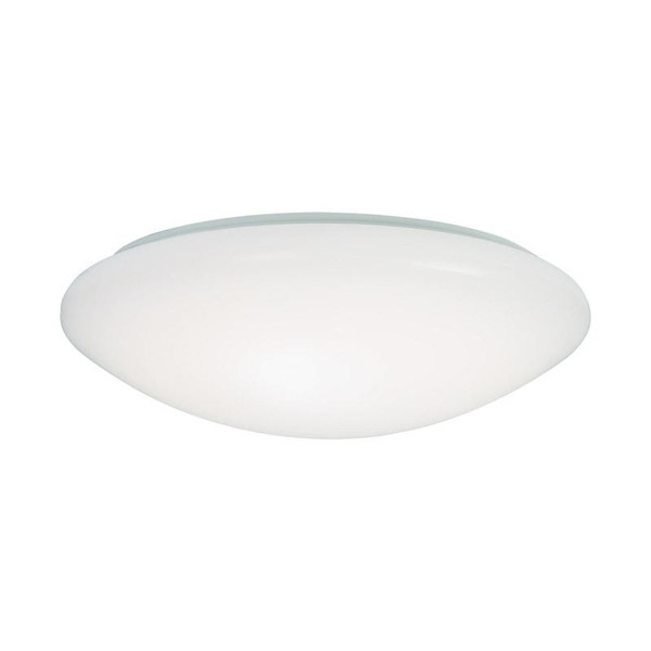 Metalux  3.2 in. H x 11 in. W x 11 in. L White  LED Ceiling Light
