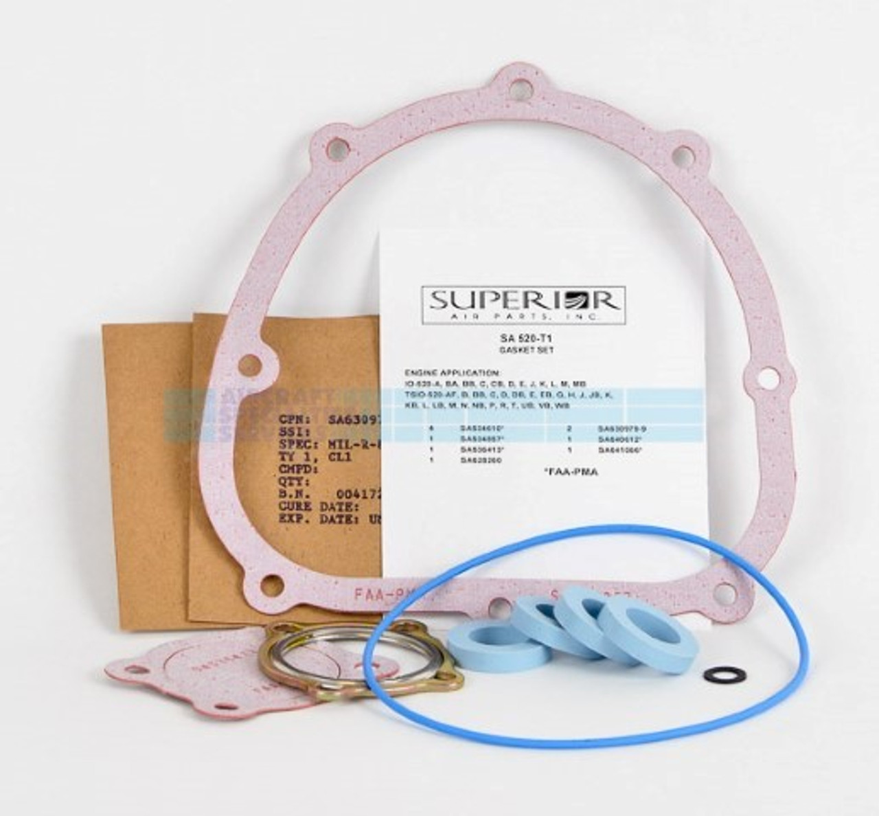 Gasket Set Single Cylinder Sa5 T1 Aircraft Specialties Services