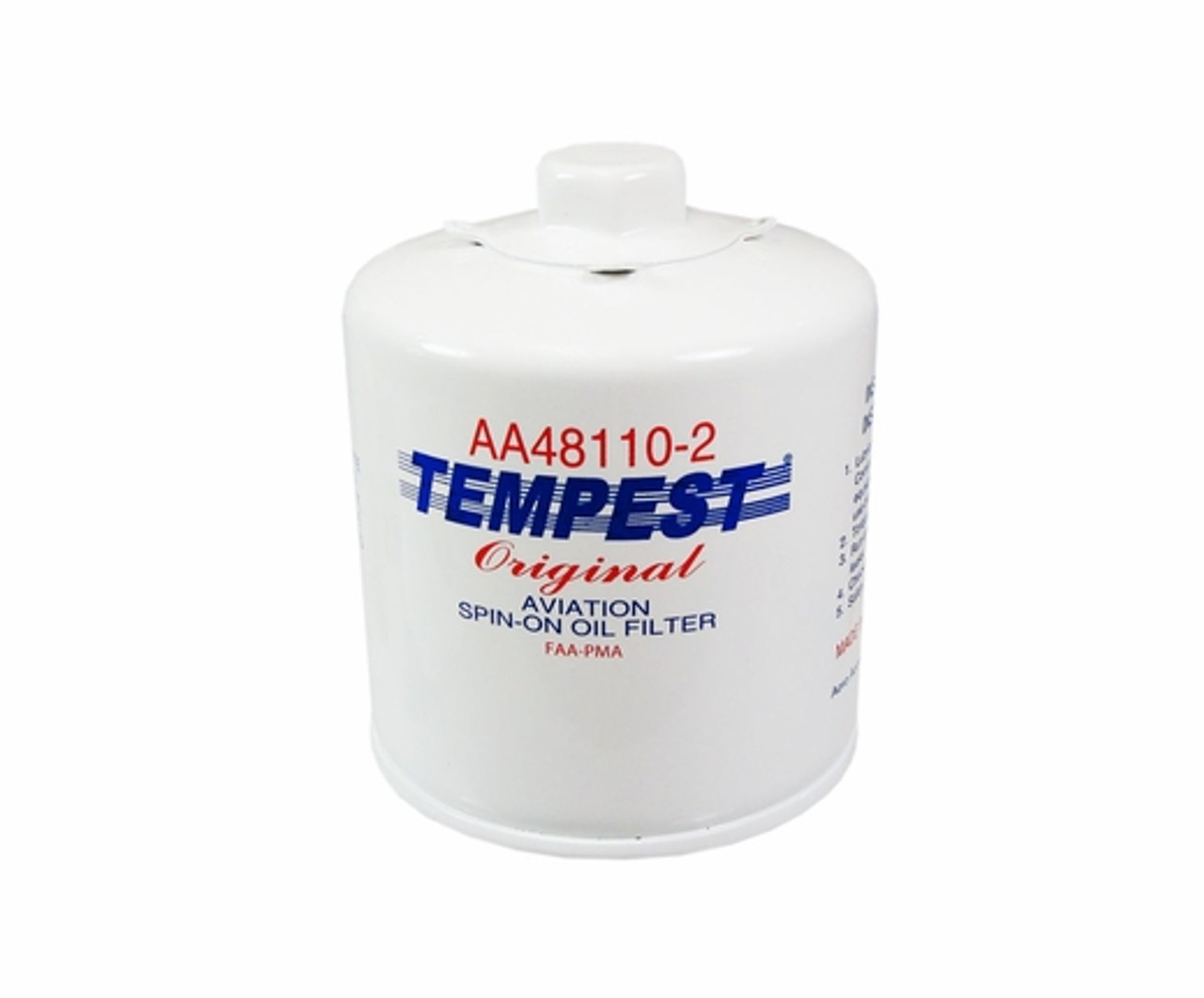 Tempest Oil Filter Application Chart