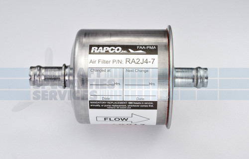 Inline Air Filter - RA-2J4-7 Inline Air Filter - RA-2J4-7