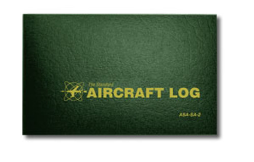 Aircraft Log - Hard Cover - Hunter Green - ASA-SA-2