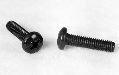 Brass, Black Oxide Coated Screws, 10-32 Thread Size, 3/4" Length (25 per pack) - MS35215-57