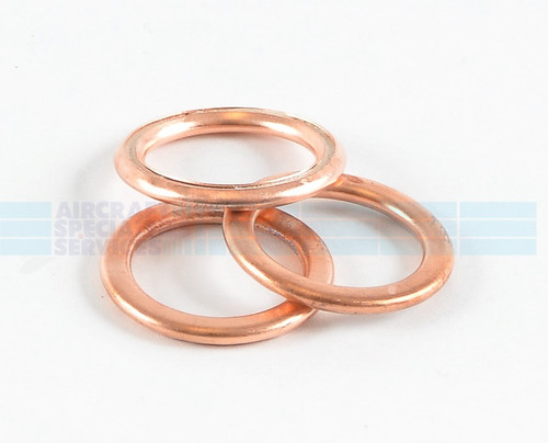 Copper Gaskets (Crush Washers), ID 5/8", OD 7/8" (AN900-10) (5 per pack) - MS35769-11