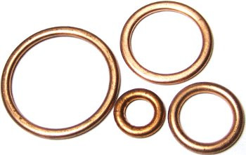 Copper Gasket (Crush Washer), ID 1-1/16", OD 1-5/16" (AN900-17) (5 per pack) - MS35769-24