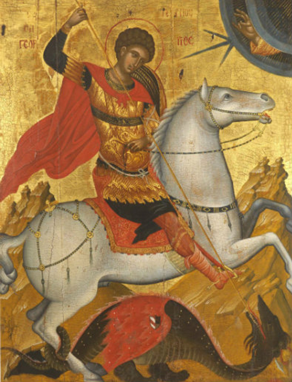 saint george and the dragon icon