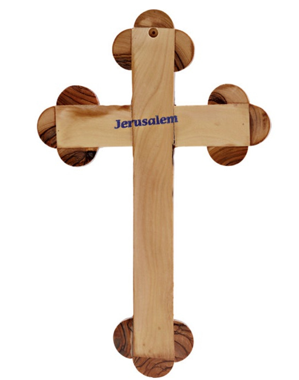 HFO: Spanish Holy Family Wooden Cross 8 1/2 X 6 inches