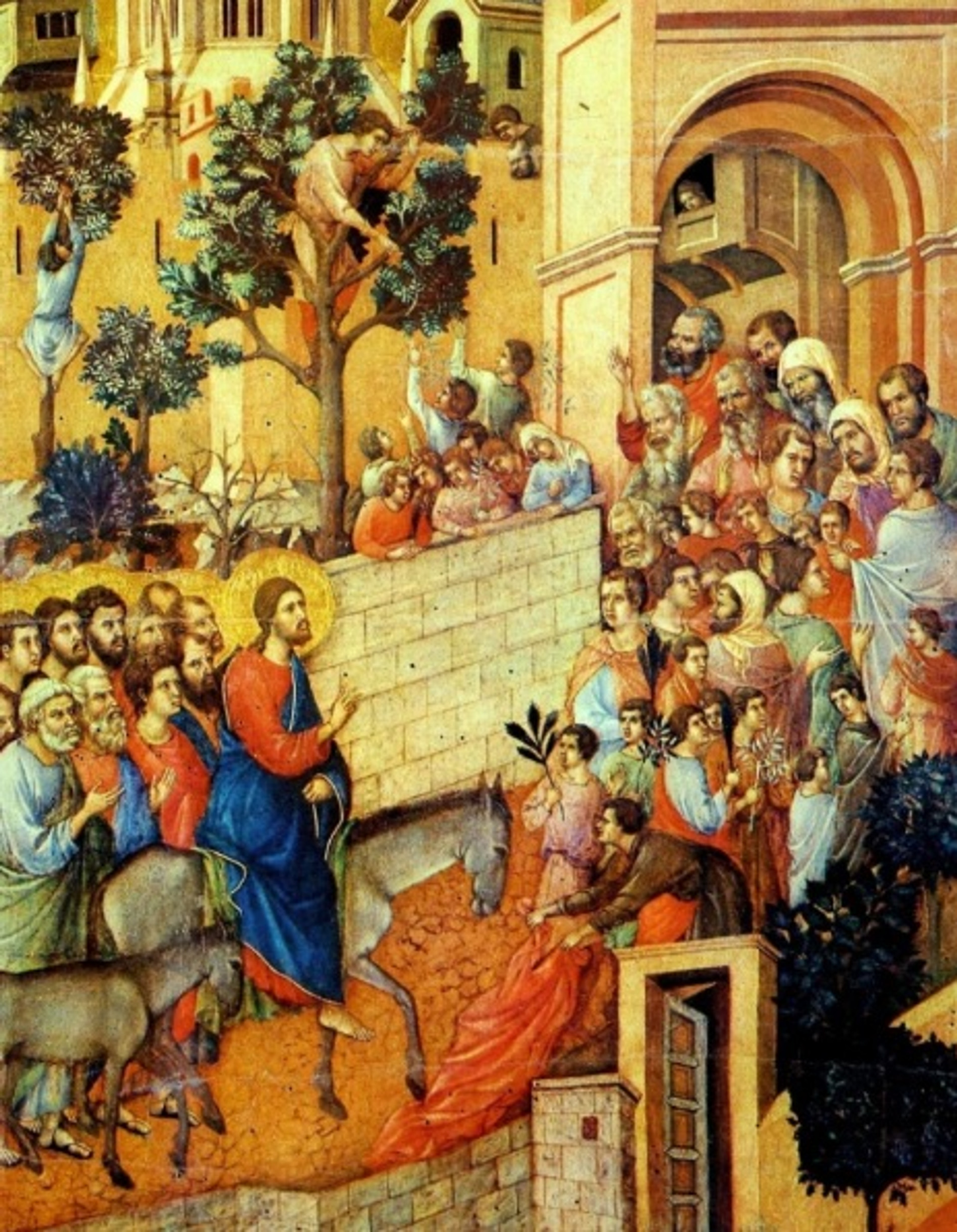 Christs Triumphal Entry Into Jerusalem Icon