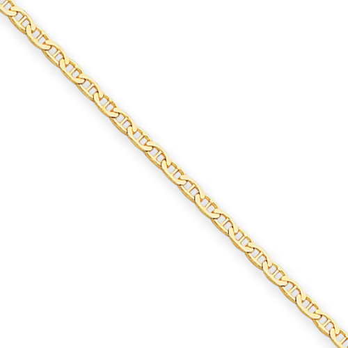 14KT Gold 1.5mm Anchor Link Chain- Various Lengths