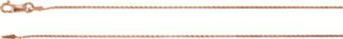 14K Rose Gold 1.25mm Wheat Chain- Various Lengths