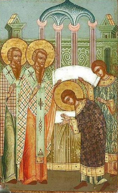 Ordination of St. Nicholas Icon