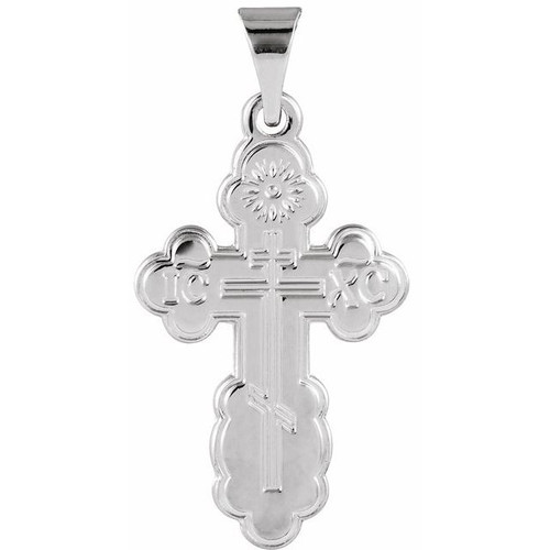 Sterling Silver St. Olga Style Cross- Small