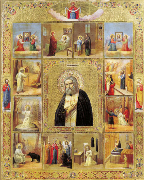 Life of St. Seraphim of Sarov Icon 