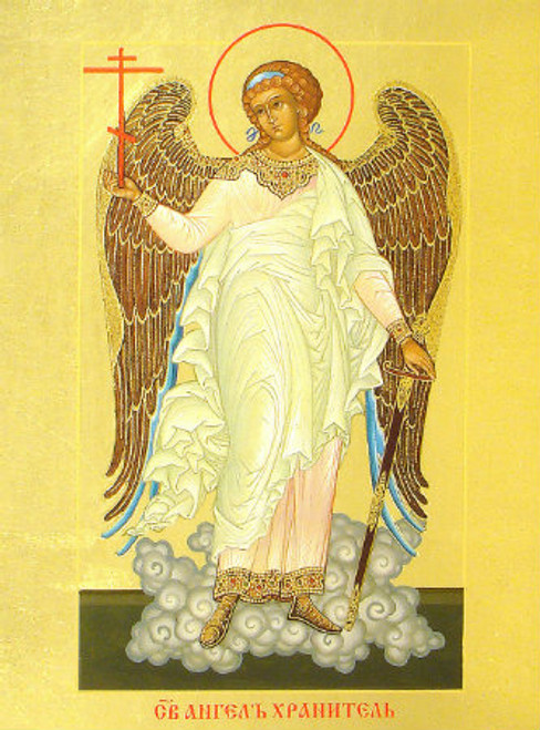 Guardian Angel with Boy, medium icon (Isham)