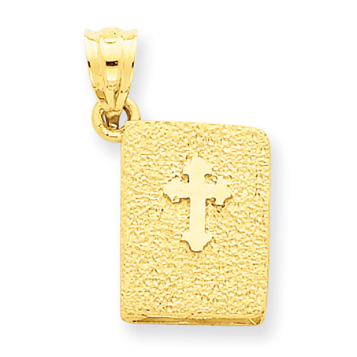 14KT Gold Russian Orthodox Jesus Crucifix Cross- 1 3/4