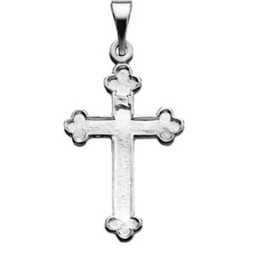 Platinum Simple Byzantine Cross