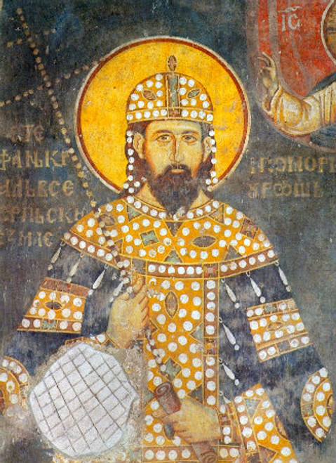 St. King Milutin Icon- Icon II