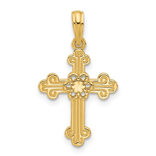 14 ct gold cross