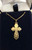 14KT Gold St. Olga Style Cross- Medium