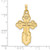 14KT Gold St. Olga Style Cross- Medium