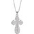 Sterling Silver St. Olga Style Cross- Large