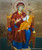 *Handpainted Icon: Theotokos Enthroned