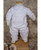 Boys Knit Coverall Baptismal Outfit