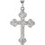 Platinum Byzantine Swirl Cross