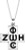 Sterling Silver Phos Zoe Enameled Cross with 24" SS Chain & Gift Box