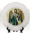 Porcelain Icon Plate with 24K Gold Trim: Beheading of St. John the Baptist
