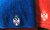 Serbian Crest Embroidered Beach Towel- Blue
