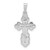 14KT White Gold St. Olga Style Cross- Small: Style II: ON SALE!