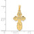 14KT St. Olga Style Cross- Small (Inscribed)