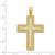 14KT Gold Greek Filigree Cross Pendant- 1 1/2"