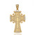 14KT Gold Diamond ICXC Cross- 1 1/4"