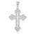 Sterling Silver Eastern Orthodox CZ Cross Pendant- 1"