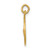 14KT Gold St. George Round Medallion- Satin Finish