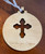 Cutout Orthodox Cross Custom Text Ornament- PERSONALIZED