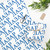 Personalized Name Wrapping Paper: IN ANY LANGUAGE!  (Blue)